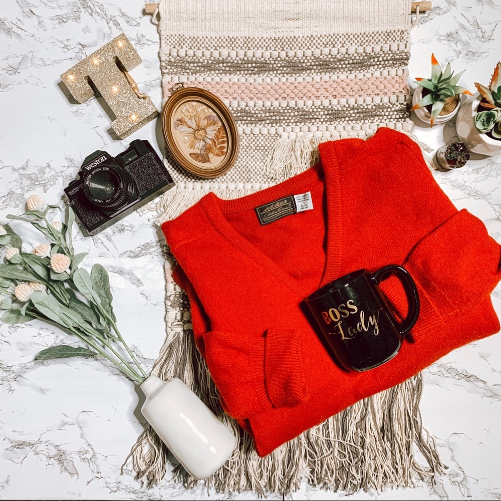 Vintage Oversized Boyfriend Pullover Sweater SZ L